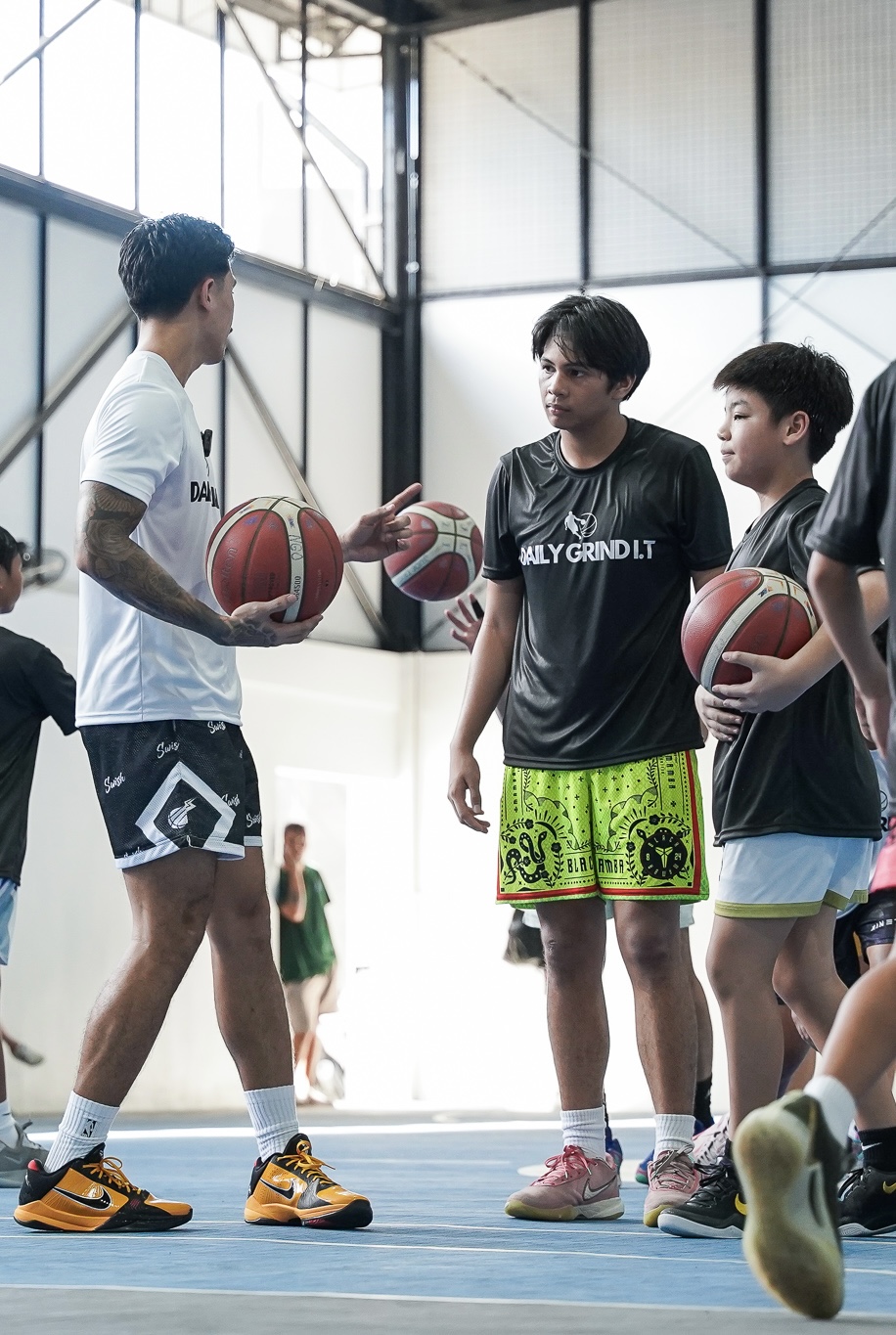 DGIT small group basketball training session