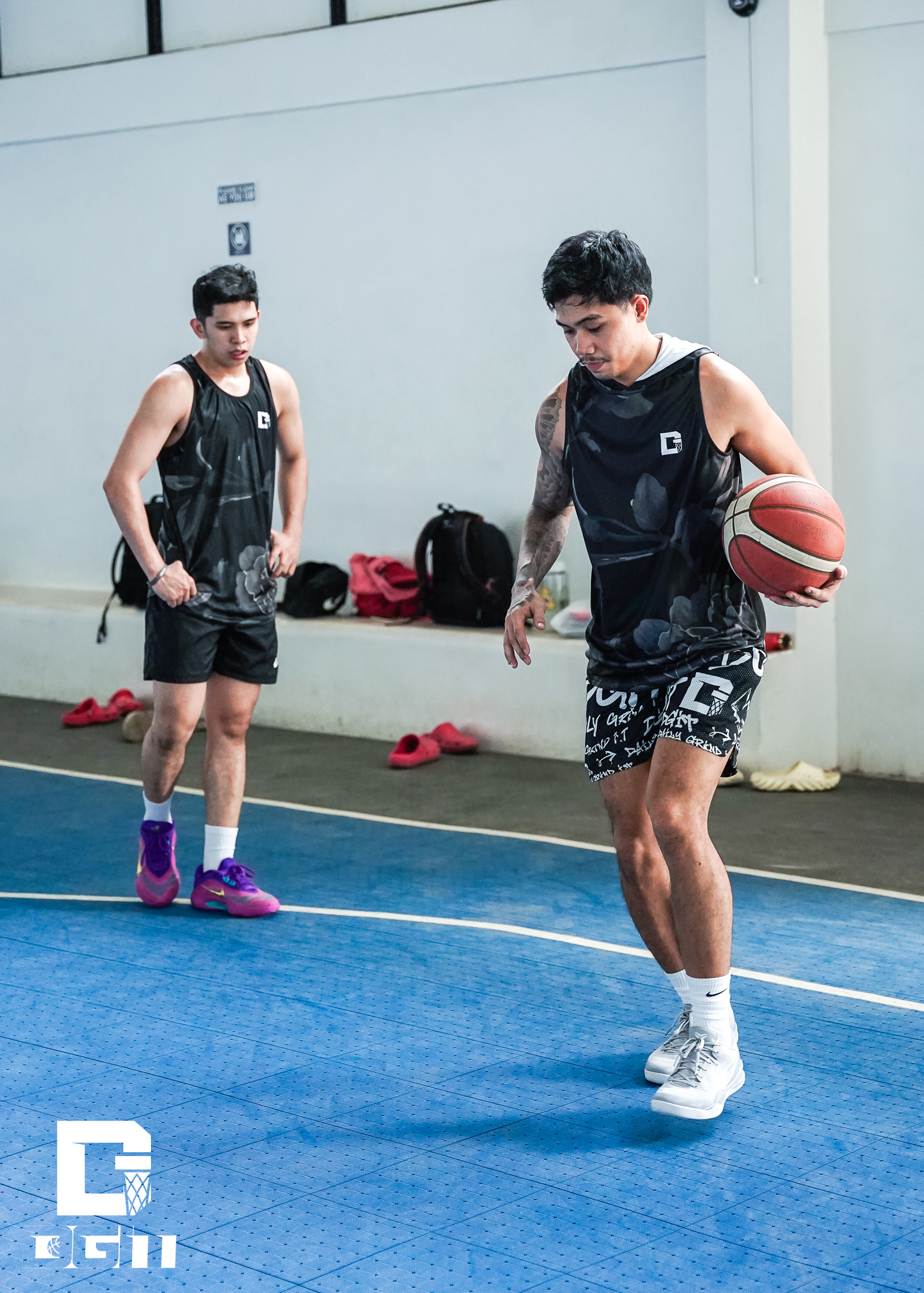 Basketball player training on court with DGIT