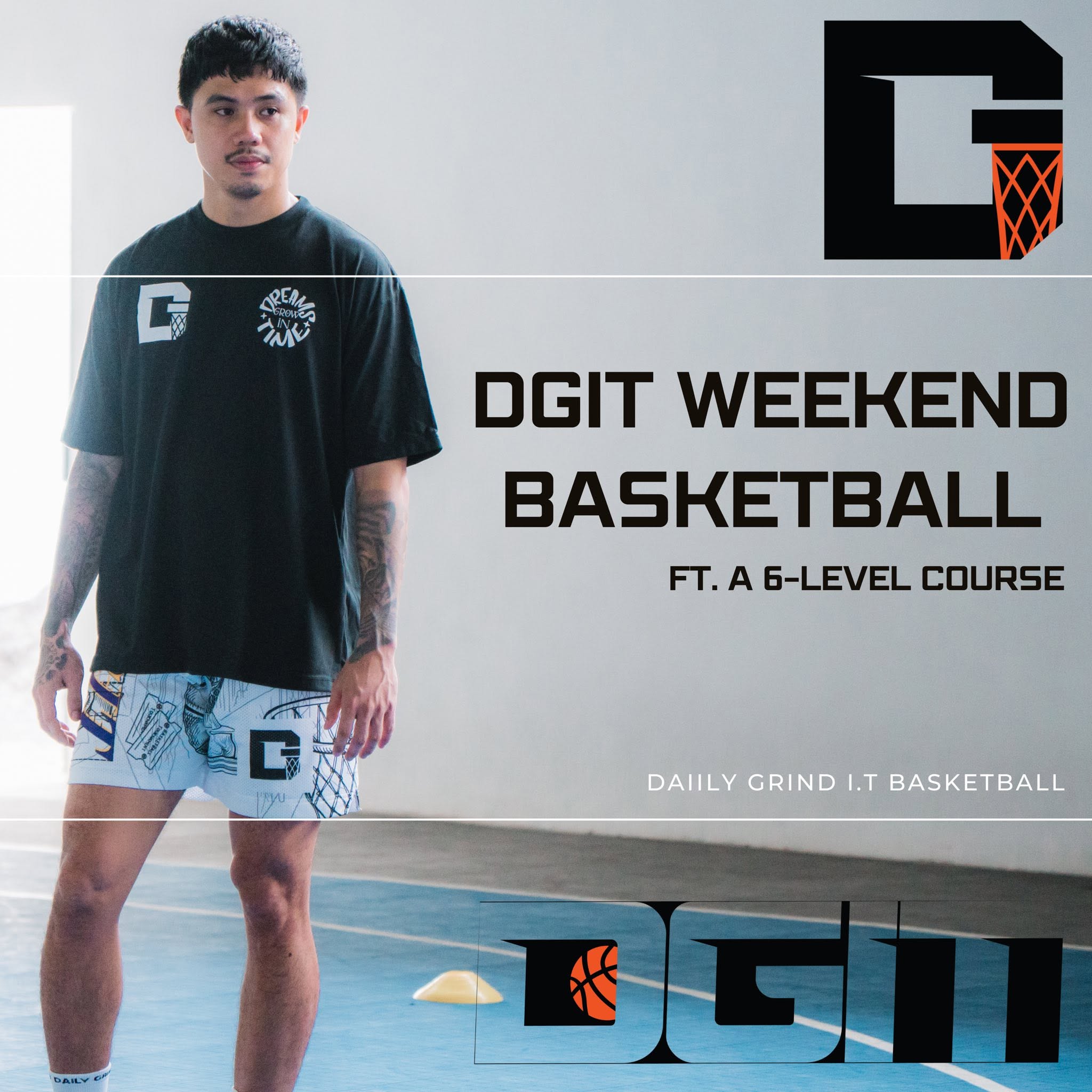 DailyGrindIT Weekend Basketball six-level course cover